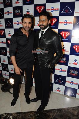 John Abraham, Abhishek Bachchan, Paresh Rawal, Suniel Shetty at 'Hera Pheri 3' launch