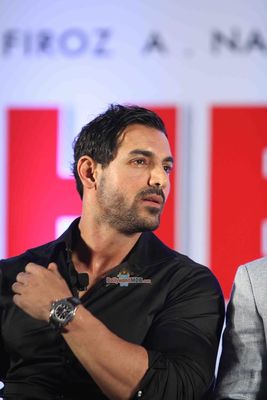 John Abraham, Abhishek Bachchan, Paresh Rawal, Suniel Shetty at 'Hera Pheri 3' launch