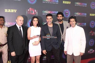 Akshay Kumar, Madhurima Tuli, Rana Daggubati, Anupam Kher at film 'Baby' premiere