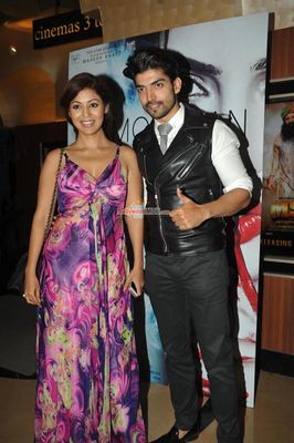 Bolly Celebs with star cast of film 'Khamoshiyan' at special screening