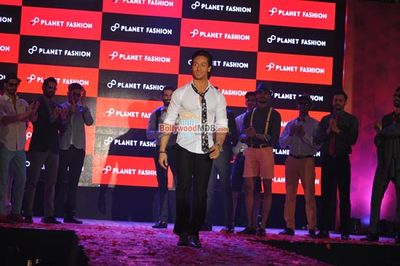 Brand Ambassador Tiger Shroff at the launch of Planet Fashion's new brand identity