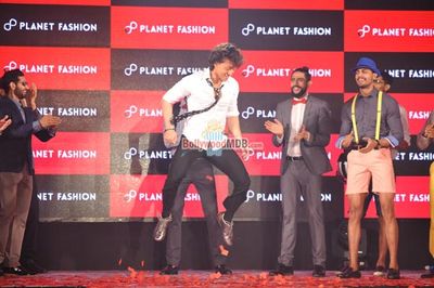 Brand Ambassador Tiger Shroff at the launch of Planet Fashion's new brand identity