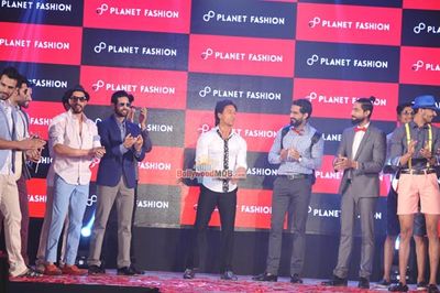 Brand Ambassador Tiger Shroff at the launch of Planet Fashion's new brand identity