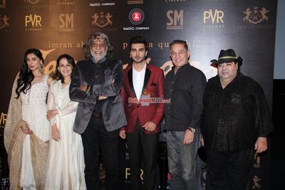 Pakistani actor Imran Abbas & Pernia Qureshi at the Trailer Launch of the Film 'Jaanisaar'