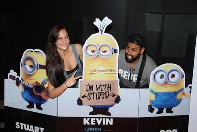 Arshad Warsi, Elli Avram among other Bolly Celebs at Special Screening of Hollywood Film 'Minions'