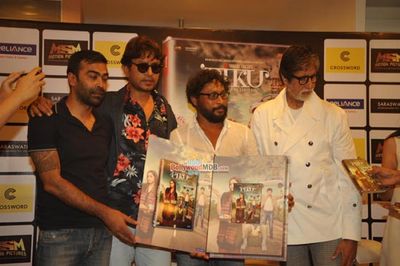 Amitabh Bachchan, Irrfan Khan, Shoojit Sircar at film 'Piku' DVD launch