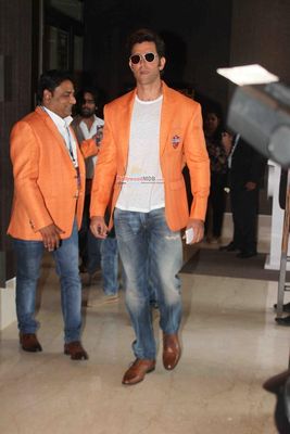 Hrithik Roshan, Ranbir Kapoor, John Abraham at the Auction and Draft of 'The Hero Indian Super League 2015'