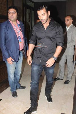 Hrithik Roshan, Ranbir Kapoor, John Abraham at the Auction and Draft of 'The Hero Indian Super League 2015'