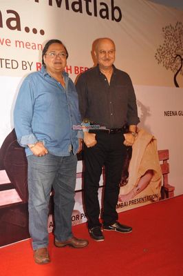 Salman Khan, Vidya Balan, Parineeti Chopra, Aditya Roy Kapur, Atul Agnihotri at Anupam Kher and Neena Gupta's Play