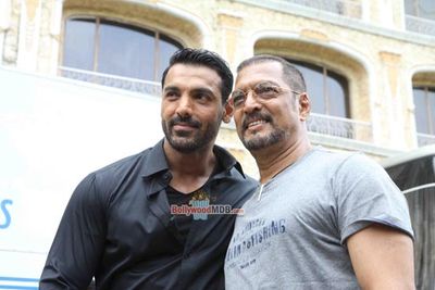 Nana Patekar, Shruti Haasan, John Abraham, Ankita Srivastava at film 'Welcome Back' Song Shoot