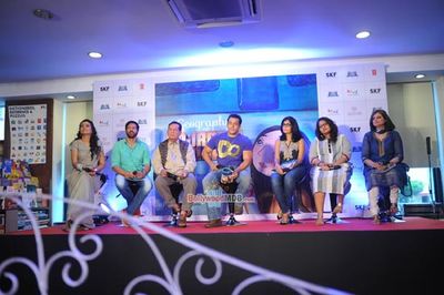 Salman Khan with father Salim Khan at a special book launch of film 'Bajrangi Bhaijaan'