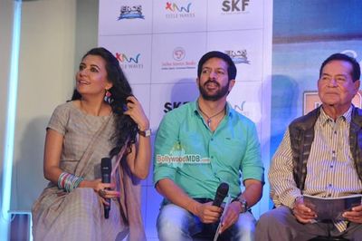 Salman Khan with father Salim Khan at a special book launch of film 'Bajrangi Bhaijaan'