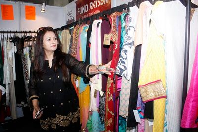 Designer Rohit Verma and actress Poonam Dhillon Exhibiting their Collection