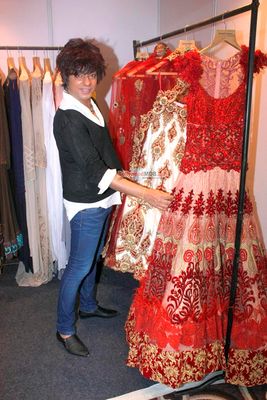 Designer Rohit Verma and actress Poonam Dhillon Exhibiting their Collection