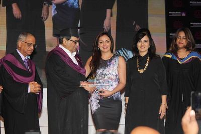 Esha Deol, Zeenat Aman among dignitaries at the Convocation Ceremony of Whistling Woods International