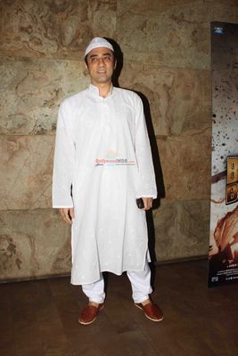 Aamir Khan along with his Daughter Ira Khan during the Special Screening of 'Bajrangi Bhaijaan'