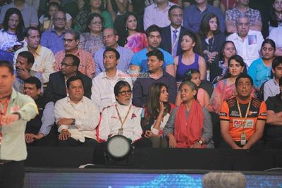Bollywood Celebrities at the Pro Kabbadi League Match in Mumbai