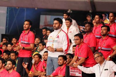 Bollywood Celebrities at the Pro Kabbadi League Match in Mumbai