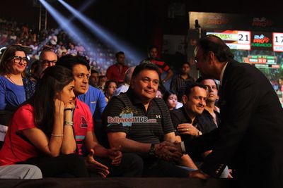 Bollywood Celebrities at the Pro Kabbadi League Match in Mumbai