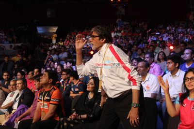 Bollywood Celebrities at the Pro Kabbadi League Match in Mumbai