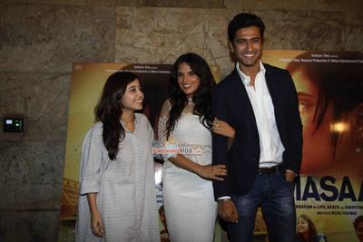 Richa Chadda, Aditi Rao Hydari, Dia Mirza, Daisy Shah among Bolly Celebs at film 'Masaan' Special Screening