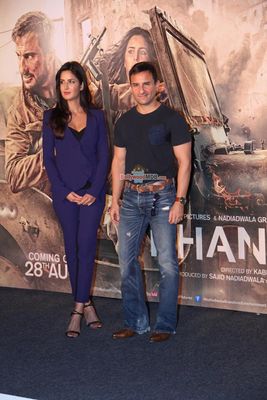 Saif Ali Khan & Katrina Kaif at the Trailer Launch of Film 'Phantom'