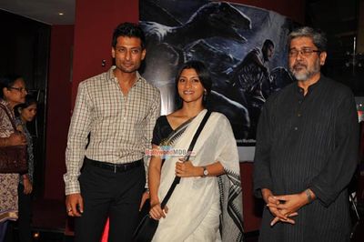 Indraneil Sengupta and Konkona Sen Sharma at Promotions of Bengali film 'Shajarur Kanta'