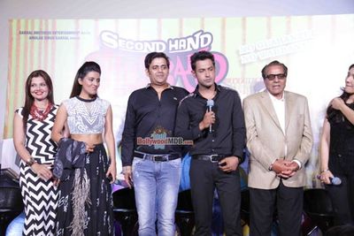 Dharmendra, Govinda, Geeta Basra, Govinda's daughter Tina Ahuja, Gippy Grewal at the Trailer of film 'Second Hand Husband'