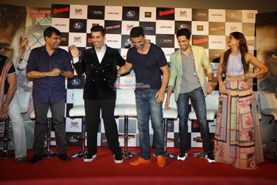 Akshay Kumar, Jacqueline Fernandez, Jackie Shroff, Siddharth Malhotra at film 'Brothers' Trailer Launch