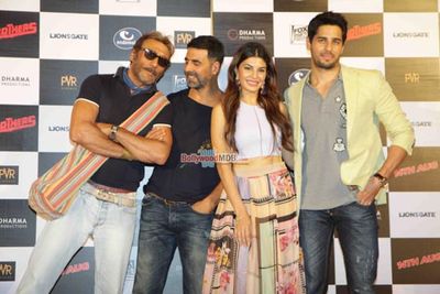 Akshay Kumar, Jacqueline Fernandez, Jackie Shroff, Siddharth Malhotra at film 'Brothers' Trailer Launch
