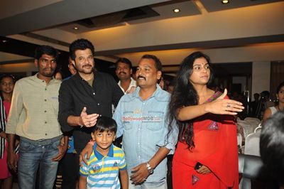 Anil Kapoor with Usha Jadhav at Marathi film 'Manaatlya Unhat' Music Launch