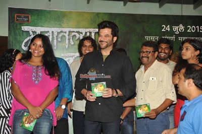 Anil Kapoor with Usha Jadhav at Marathi film 'Manaatlya Unhat' Music Launch