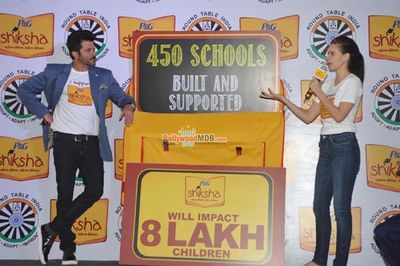 Anil Kapoor and Kalki Koechlin pledge their support towards a brighter India by spreading the Joy of Shiksha amongst the lesser privileged children of India