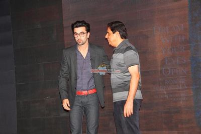 Ranbir Kapoor at the launch of Ronnie Screwvala's book 'Dream with Your Eyes Open'