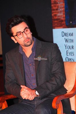 Ranbir Kapoor at the launch of Ronnie Screwvala's book 'Dream with Your Eyes Open'