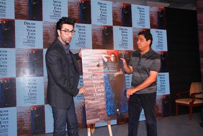 Ranbir Kapoor at the launch of Ronnie Screwvala's book 'Dream with Your Eyes Open'