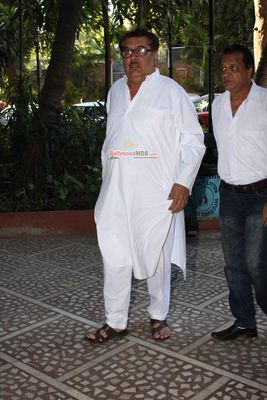 Bollywood Celebs at prayer meet of Producer Amit Mehra (Prakash Mehra's son) in Mumbai