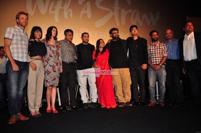 Aamir Khan with Kalki Koechlin at the trailer launch of film 'Margarita'