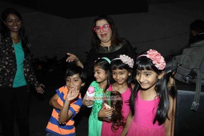Bolly Celebs along with their children at the special screening of film 'Cinderella'