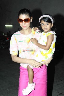 Bolly Celebs along with their children at the special screening of film 'Cinderella'