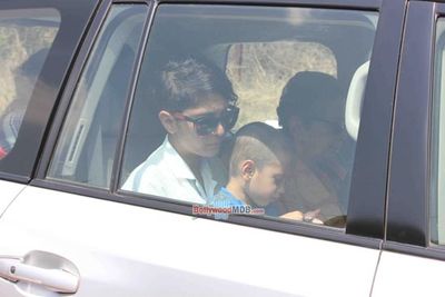 Bollywood Celebs at Aamir Khan's 50th birthday celebrations over the weekend in Lonavala