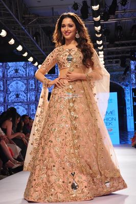 Tamannaah Bhatia walks the ramp as showstopper for Payal Singhal show at Lakme Fashion Week Summer/Resort 2015