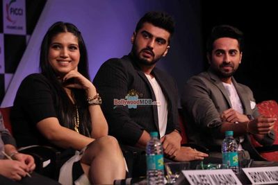 Arjun Kapoor, Ayushman Khurana, Bhumi Pednekar, Tahir Raj Bhasin at Day 3 of FICCI Frames 2015