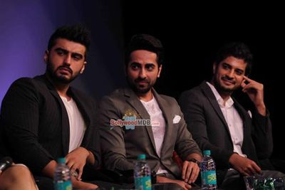 Arjun Kapoor, Ayushman Khurana, Bhumi Pednekar, Tahir Raj Bhasin at Day 3 of FICCI Frames 2015