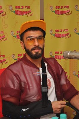 Ranveer Singh promotes film 'Dil Dhadakne Do' at Radio Mirchi FM Studios