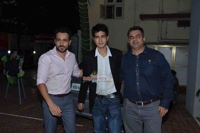 Emraan Hashmi, author Bilal Siddiqi and Hussain Zaidi at the Launch of author Bilal Siddiqi's Book
