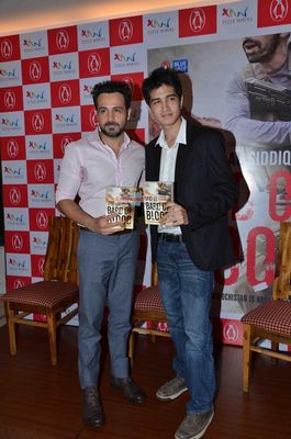 Emraan Hashmi, author Bilal Siddiqi and Hussain Zaidi at the Launch of author Bilal Siddiqi's Book
