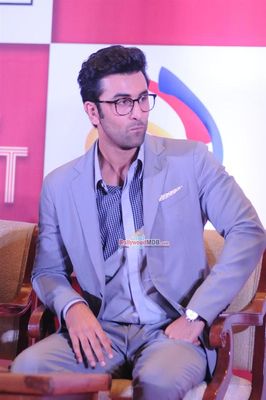 Ranbir Kapoor and Anushka Sharma at the launch of Bombay Velvet - The Game by Nazara Games