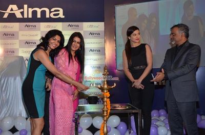 Gauhar Khan the brand ambassador of Alma Lasers Launches Skin Laser Products