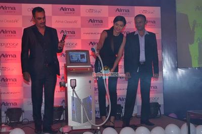Gauhar Khan the brand ambassador of Alma Lasers Launches Skin Laser Products
